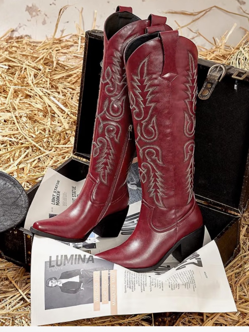 Wetkiss Women’s Cowgirl Boot Size 9